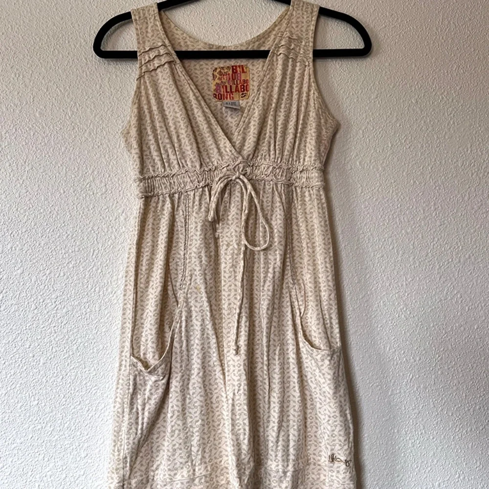 Billabong Midi Printed Boho Dress - Tie Front | Size S - Picture 1 of 4